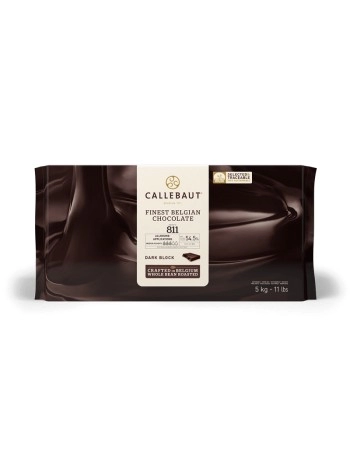 CHOCOLATE AMARGO CALLEBAUT 811 54,5 % BLOCO 5 KG