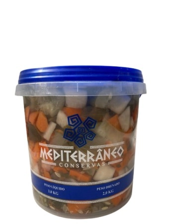 PICKLES EM CONSERVA MEDITERRANEO BLD 2KG