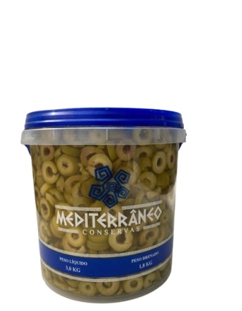 AZEITONA VERDE FATIADA MEDITERRANEO BLD 1,8KG