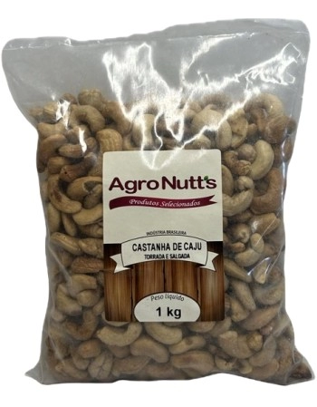 CASTANHA DE CAJU AGRO NUTTS PCT 1KG