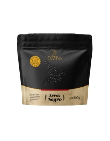 ARROZ NEGRO DIVINO GRANO POUCH 500G