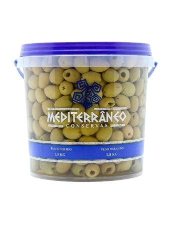 AZEITONA VERDE S/CAROÇO MEDITERRANEO GRAUDA BLD 1,8 KG