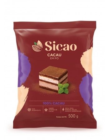 CACAU EM PO SICAO 100% PCT 500G