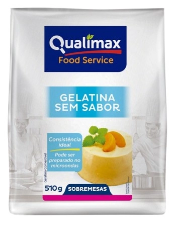 GELATINA SEM SABOR QUALIMAX PCT 510 G