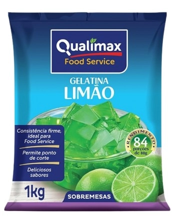 GELATINA LIMAO QUALIMAX PCT 1 KG