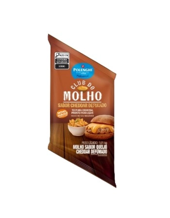 MOLHO CHEDDAR DEFUMADO POLENGHI BIS 1,010 KG