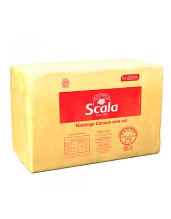 MANTEIGA S/SAL SCALA BLOCO 5 KG