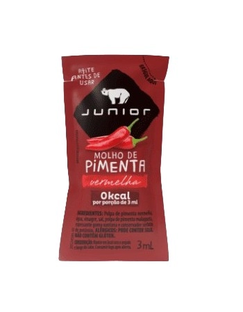 MOLHO DE PIMENTA SACHE JUNIOR CX 252X3ML