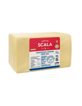 MANTEIGA S/SAL SCALA BLOCO 5 KG 