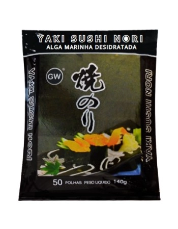 ALGA YAKINORI GW 140G PCT 50 FOLHAS