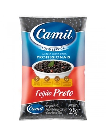 FEIJAO PRETO CAMIL FOOD SERVICE PCT 2KG