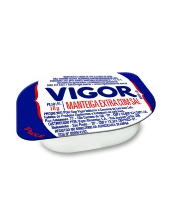 MANTEIGA BLISTER C/SAL VIGOR CX192X10G