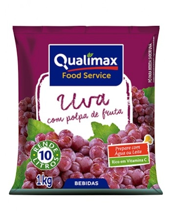 SUCO EM PO UVA QUALIMAX PCT 1KG