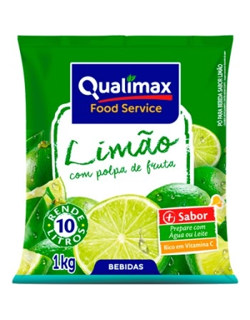 SUCO EM PO LIMAO QUALIMAX PCT 1KG