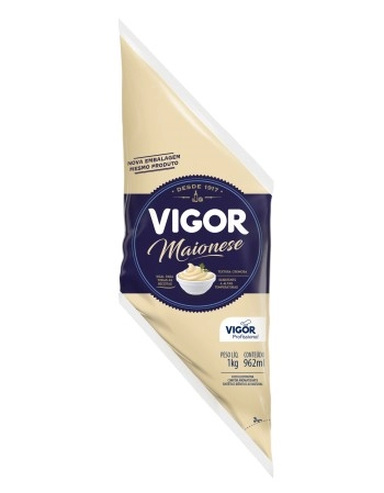 MAIONESE VIGOR LE CHEF BISNAGA 1KG 