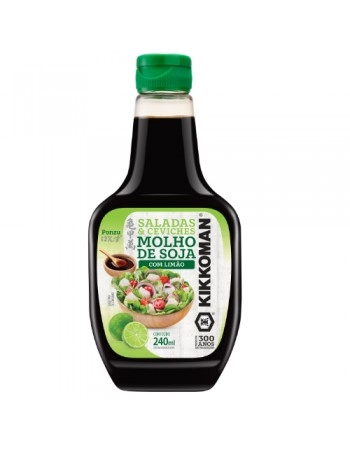 MOLHO DE SOJA COM LIMAO KIKKOMAN 240ML