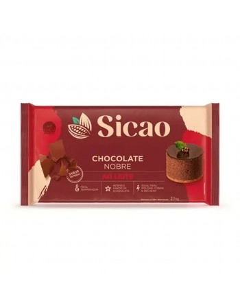 CHOCOLATE SICAO NOBRE AO LEITE EM BARRA 2,1KG