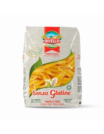 MACARRAO PENNE SEM GLUTEN DIVELLA 400 G